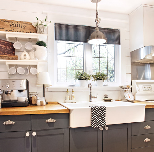 Influence «shabby chic» en cuisine cuisine inspirations ... Inox désign Dosseret