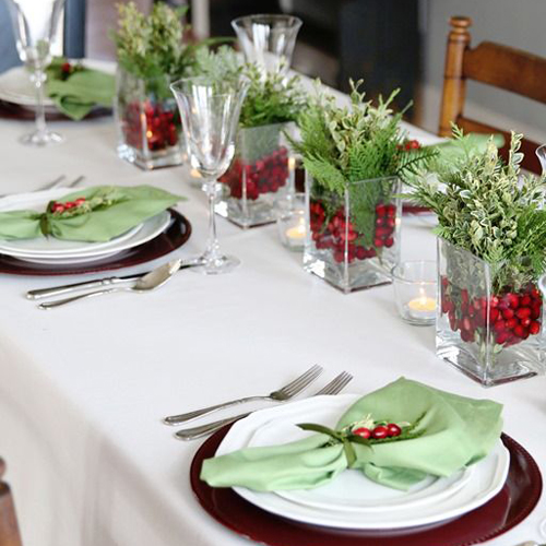 25 idées pour une table de Noël en toute simplicité - Fêtes - Inspirations - Décoration et 