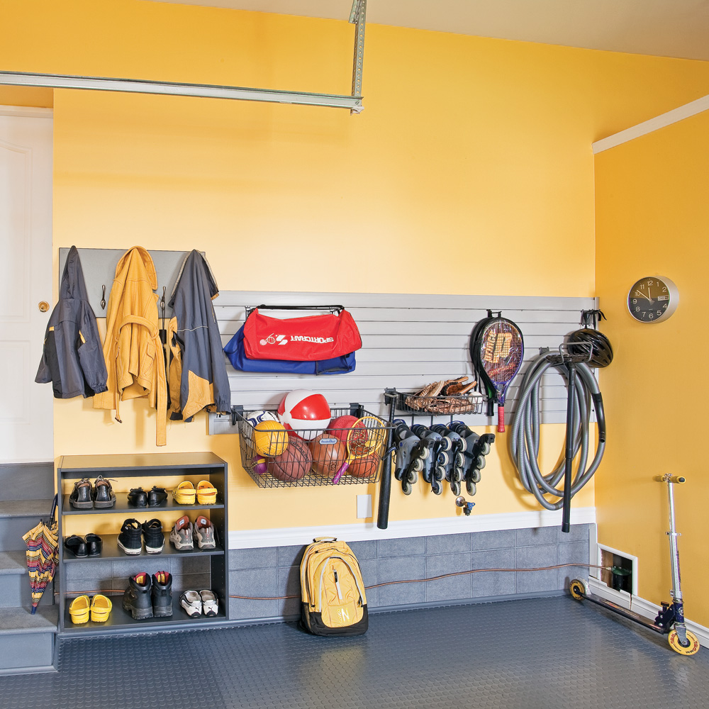 Un vestibule dans le garage rangement inspirations ...