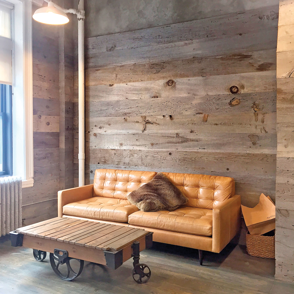 Bois de grange: chaleureuse rusticité! - Salon - Inspirations - Bois De Grange Chic O Bois
