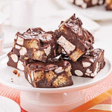 Guimauves Recettes : Carrés Sans Cuisson Au Chocolat Et Guimauves