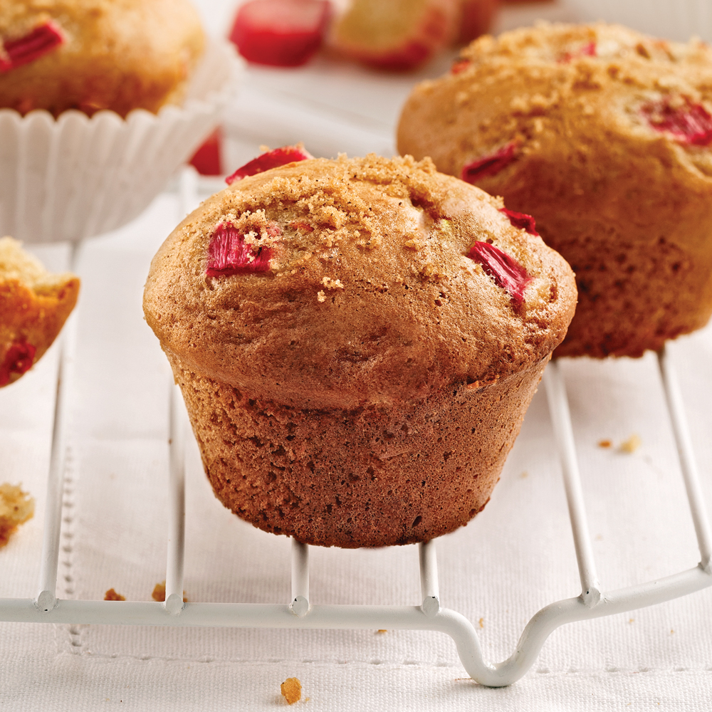 Muffins Rhubarbe Et Orange - Recettes - Cuisine Et Nutrition - Pratico ...