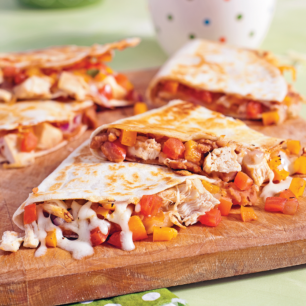 Quesadillas au poulet