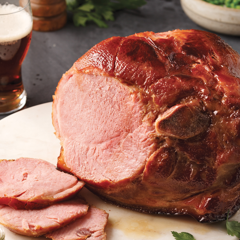 Jambon bière et érable à la mijoteuse Recettes Cuisine