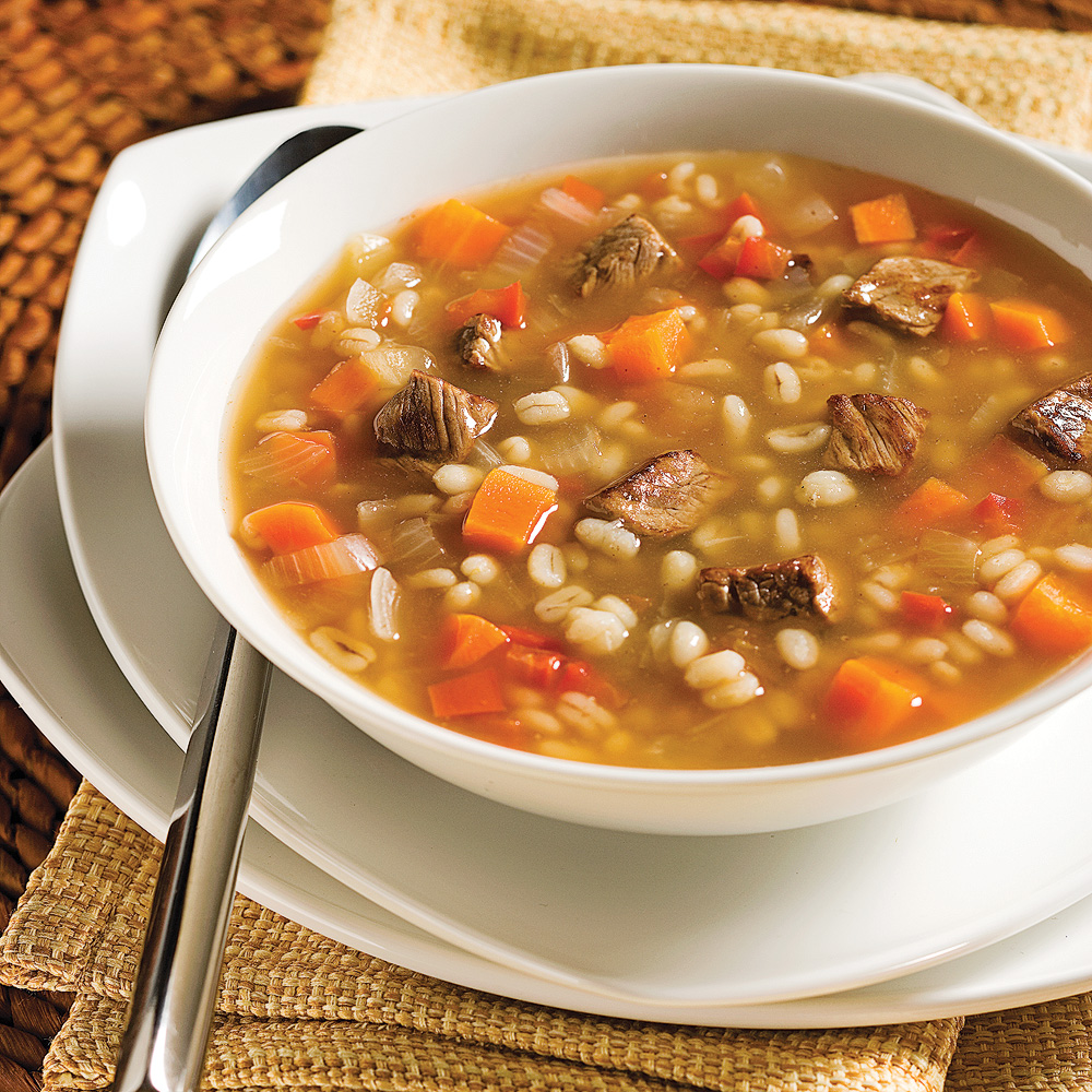 Soupe Boeuf Et Orge - Recettes - Cuisine Et Nutrition - Pratico Pratique