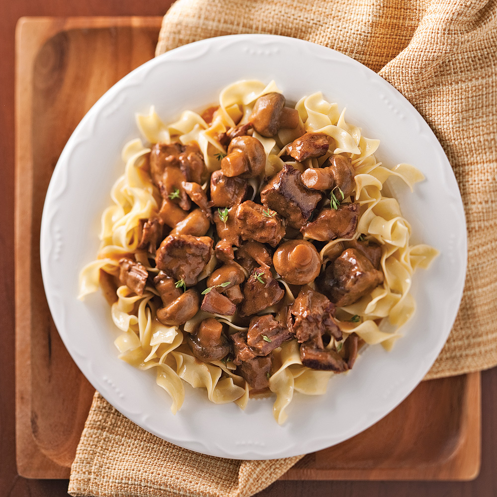 Boeuf Stroganoff - Recettes - Cuisine et nutrition - Pratico Pratique