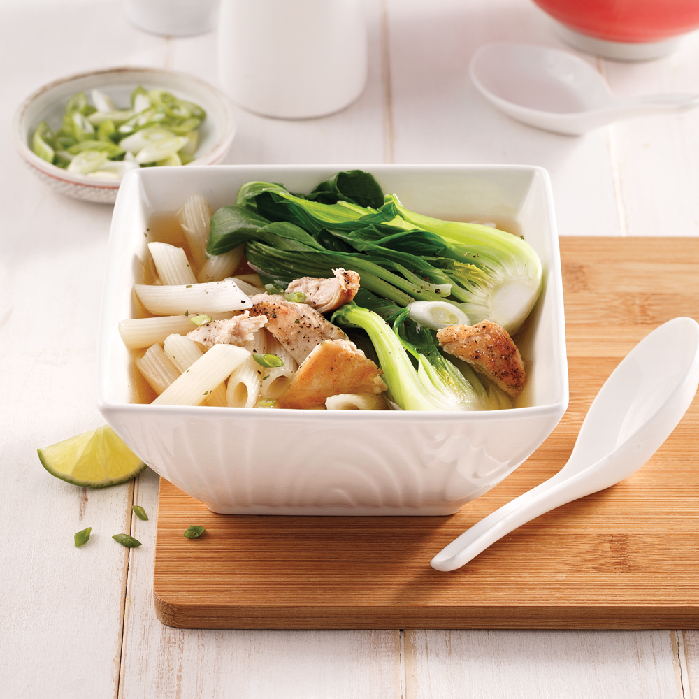 Soupe Chinoise Au Poulet Et Bok Choys Entr Es Et Soupes Recettes